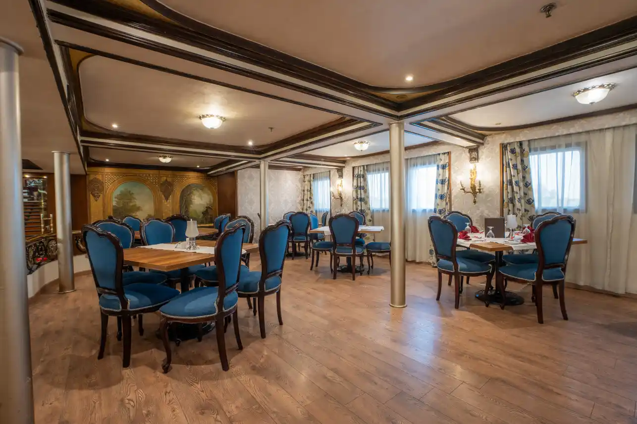 Lounge aboard the City and Sea Adonis Nile Cruise Nile cruise